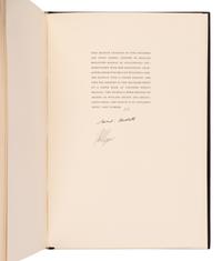 [LIMITED EDITIONS CLUB]. RYMAN, Robert (1930-2019), illustrator. -- BECKETT, Samuel (1906-1989). Nohow On. New York: The Limited Editions Club, 1989.