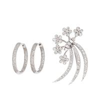 COLLECTION OF DIAMOND JEWELRY