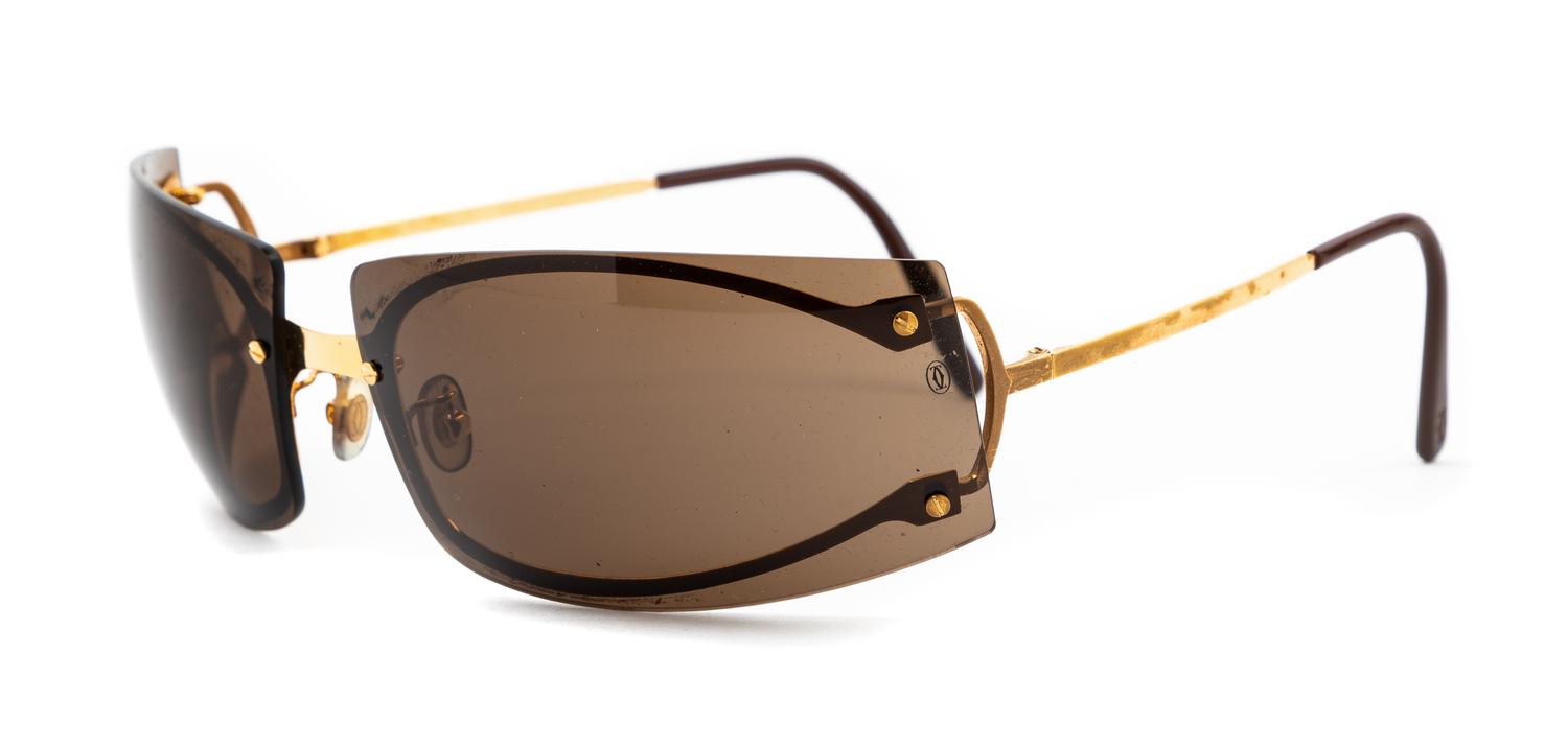 Cartier Sunglasses with Case, 1990-2000s