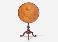 A Queen Anne mahogany tilt-top candlestand, Philadelphia, PA, circa 1760