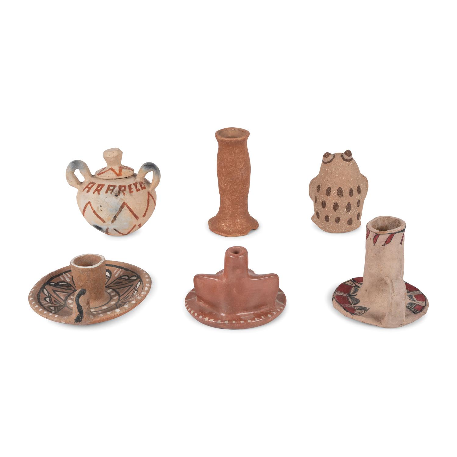 Collection of Pueblo Souvenir Pottery