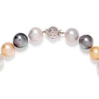 CULTURED MULTICOLOR SOUTH SEA AND TAHITIAN PEARL NECKLACE
