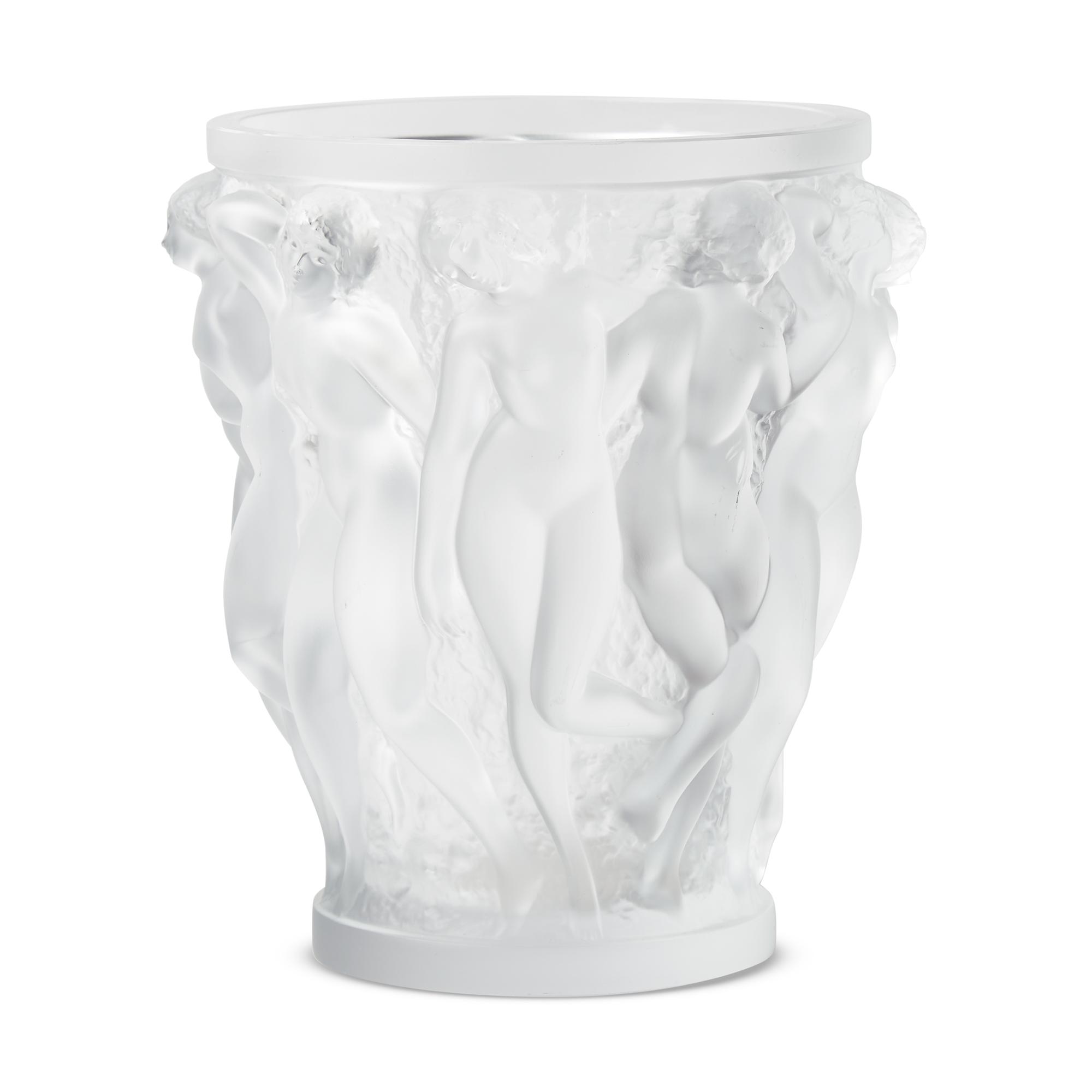 René Lalique (French, 1860–1945) — Bacchantes vase
