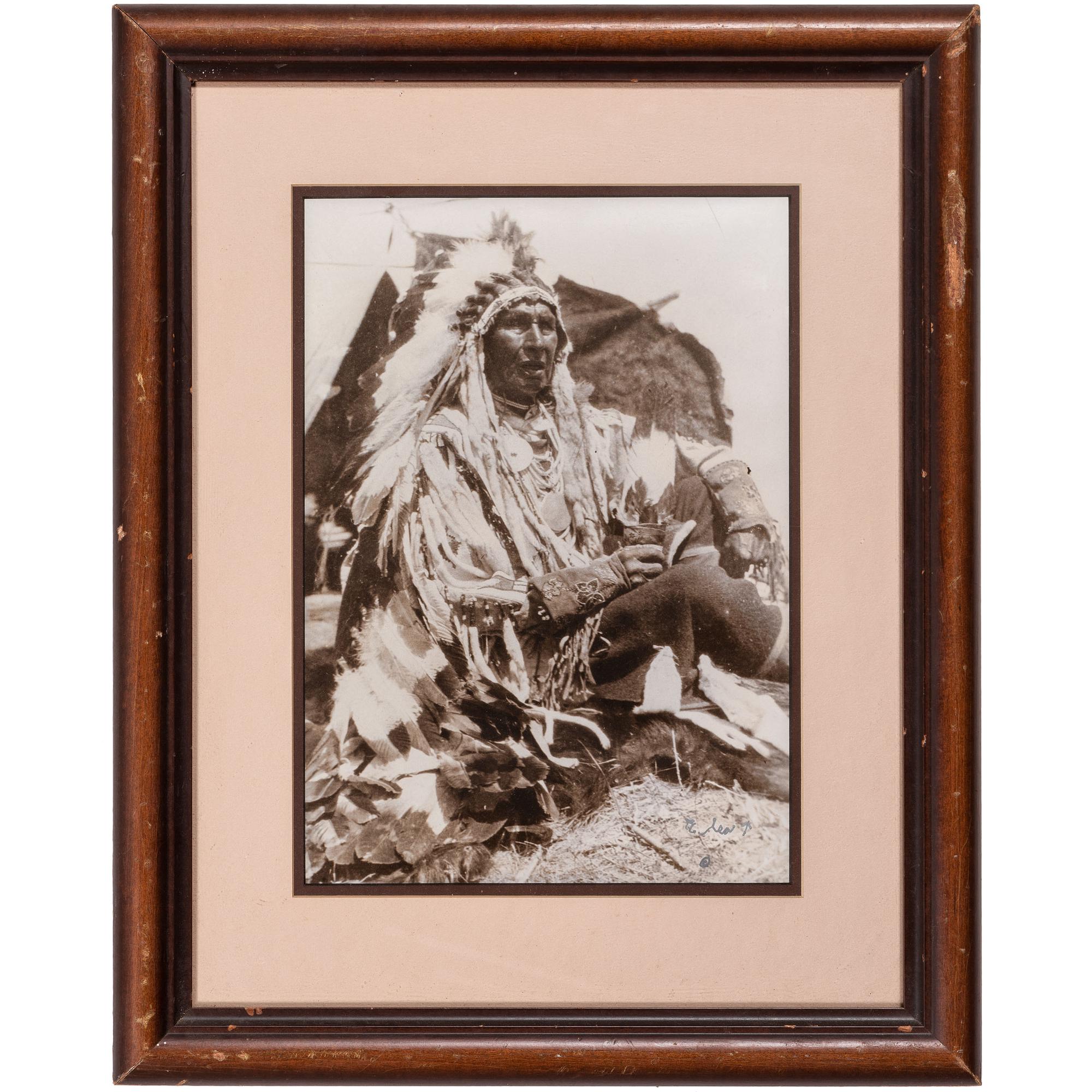 [NATIVE AMERICANS]. A group of 21 prints and photographs of Native American subjects, incl. examples by L.A. Huffman and Detroit Photographic Co.