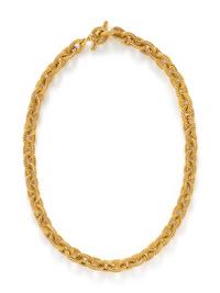 TIFFANY & CO., YELLOW GOLD NECKLACE