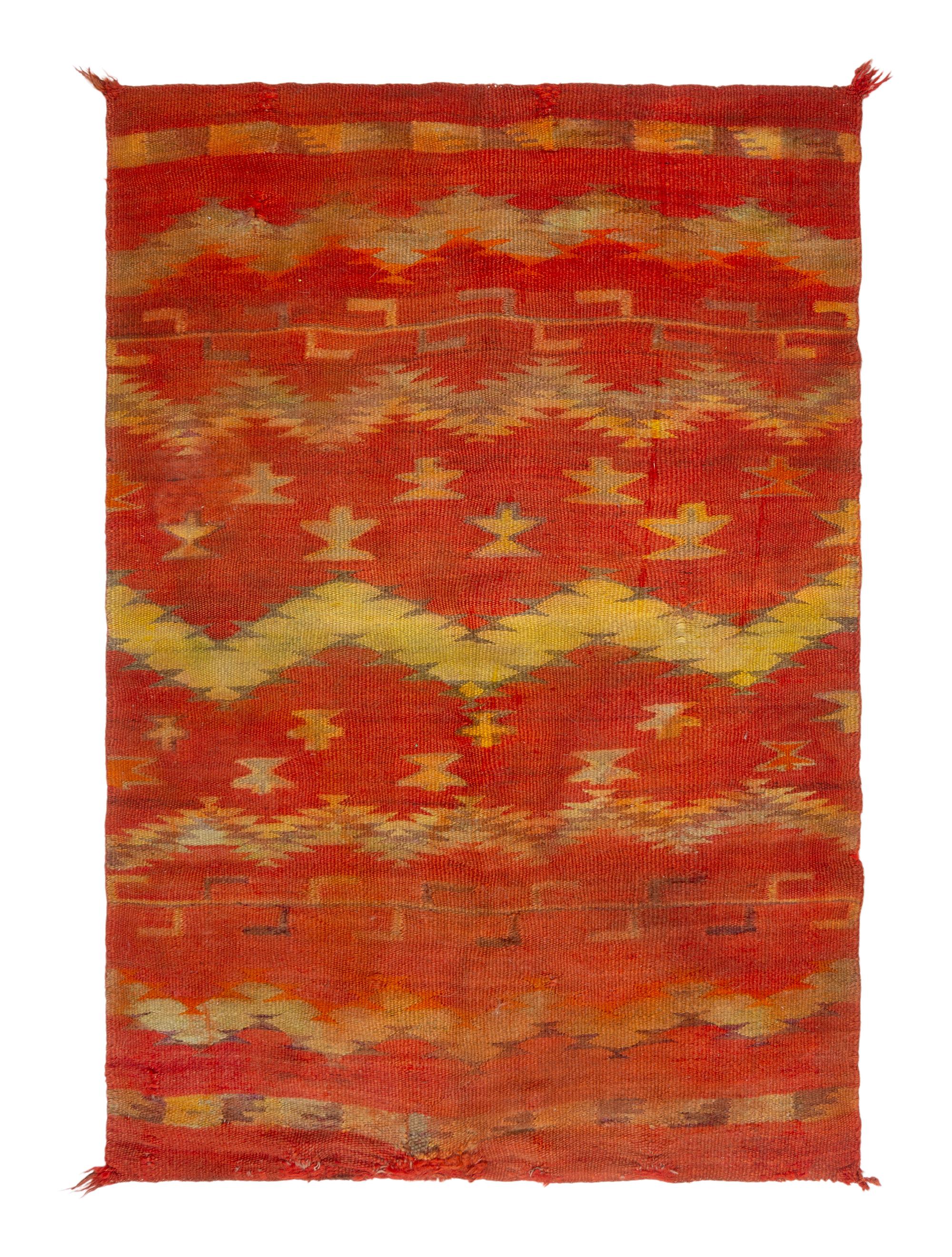 Navajo Transitional Child's Blanket / Rug