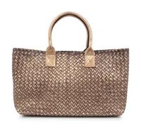 Bottega Veneta Limited Edition Metallic Intrecciato Leather Cabat Tote, c.2008
