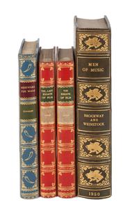 [BAYNTUN]. A group of 4 bound by Bayntun, comprising: