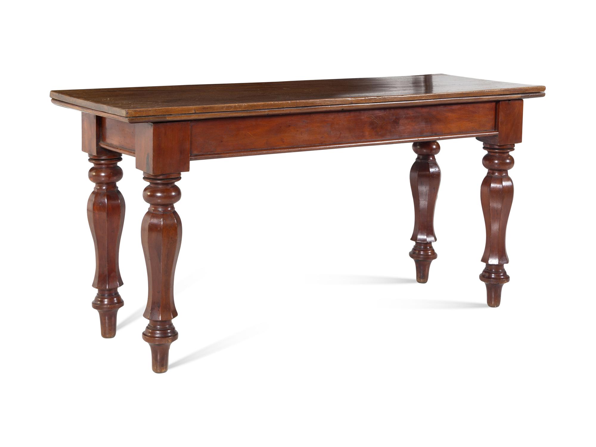 A Continental Walnut Table