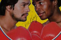 A 1980 Sugar Ray Leonard vs. Roberto Duran "No Mas" On Site Fight Program Signed by Leonard, Angelo Dundee and Don King,