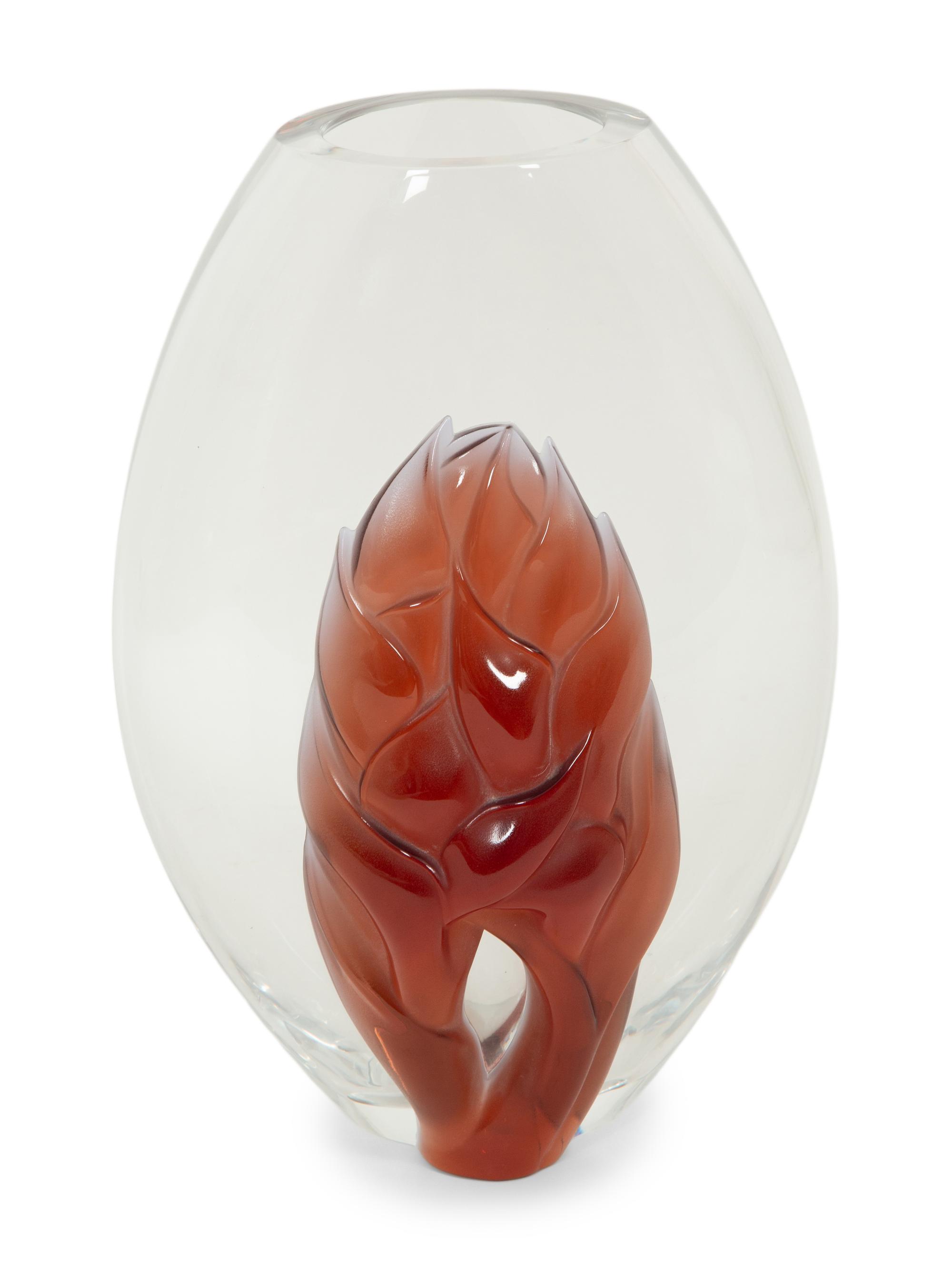A Lalique Martinique Vase