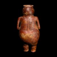 A Nariño Polychrome Figural Vessel
