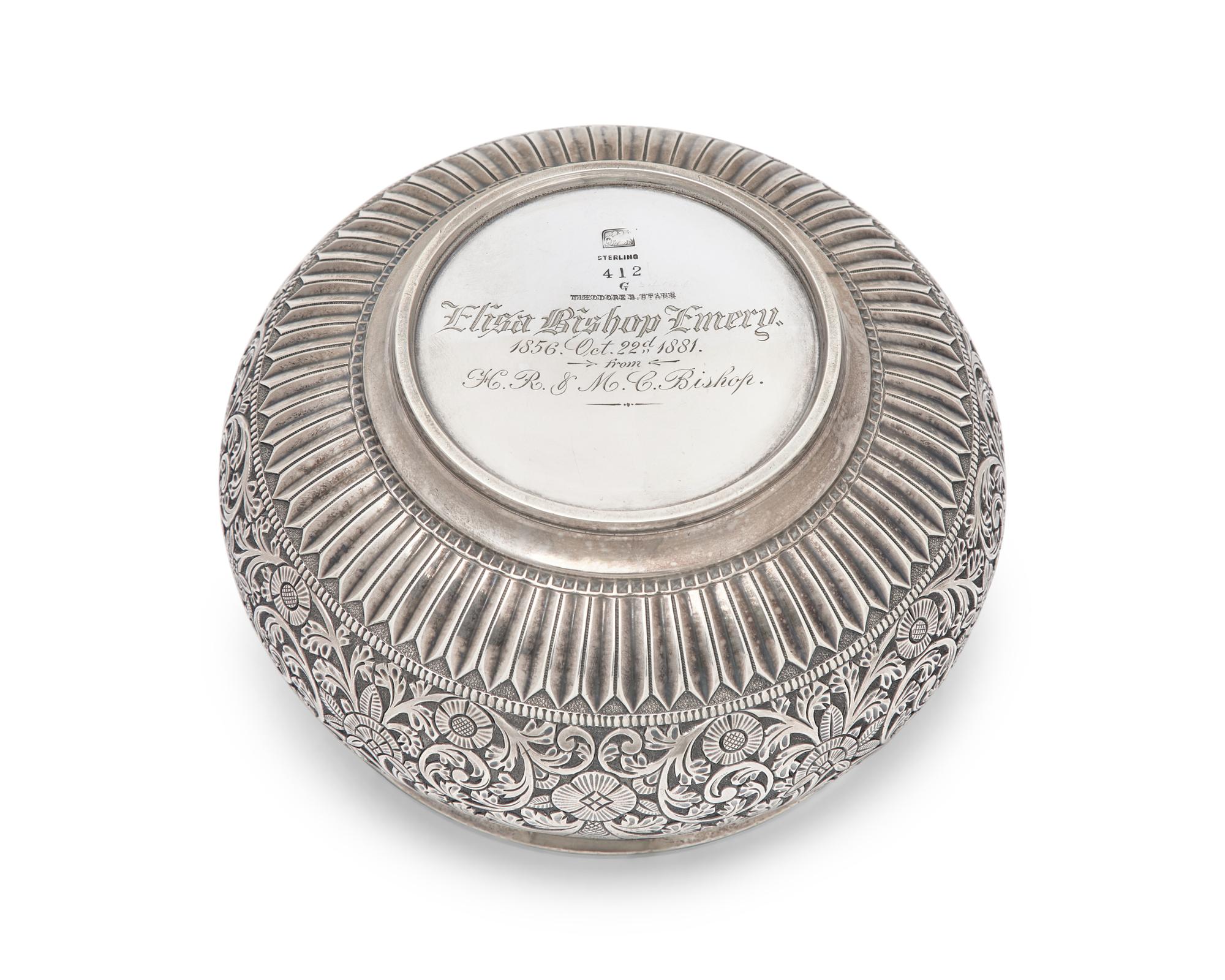 A Five-Piece Sterling Silver Coffee Service in the Persian Taste