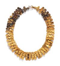 A Roman Gold and Garnet Necklace