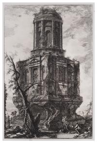 Giovanni Battista Piranesi, (Italian, 1720-1778), Avanzi di un antico Sepolcro, oggi detto la Conocchia, che si vede poco lungi dalla P