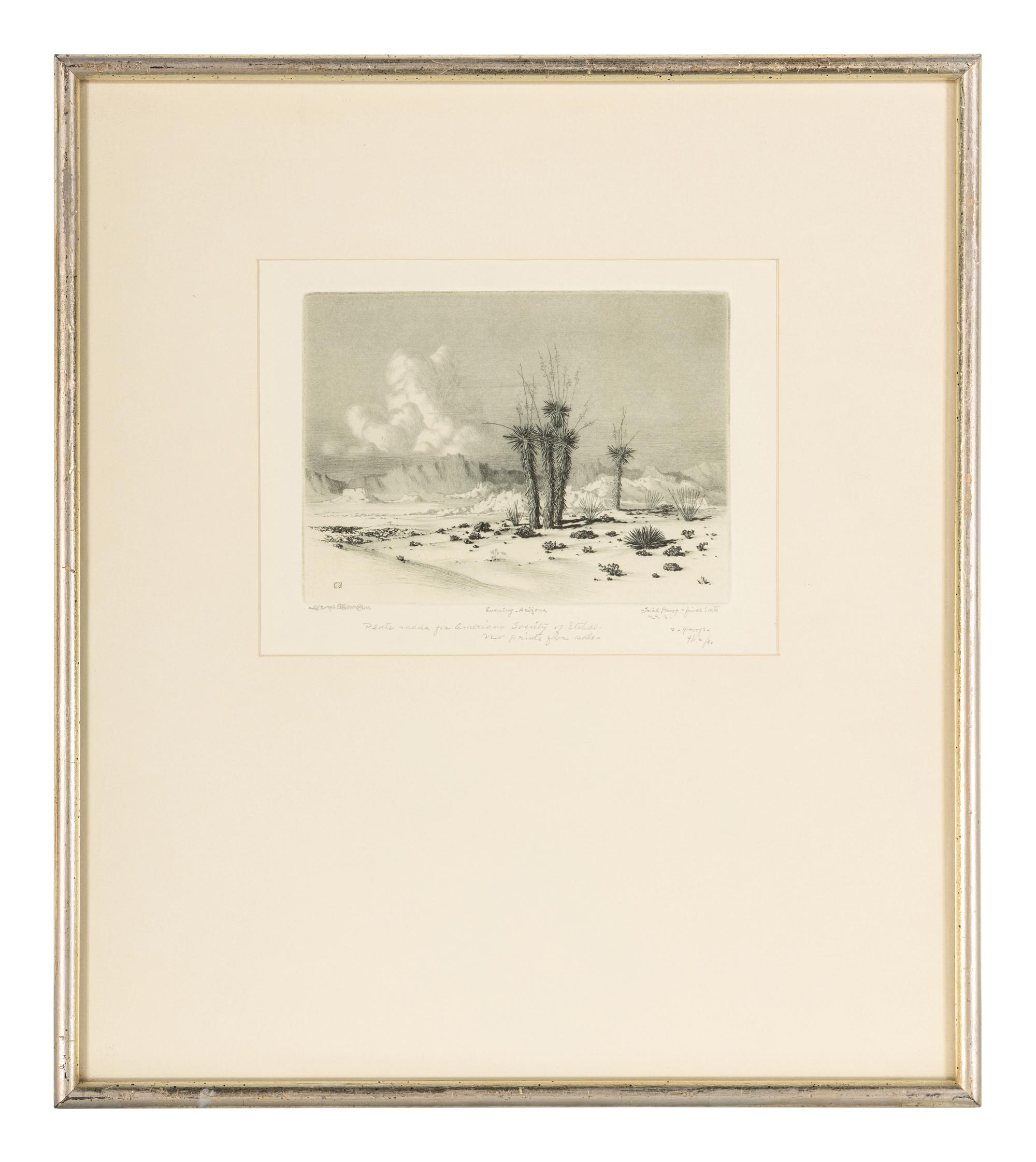 Evening, Arizona, c. 1930