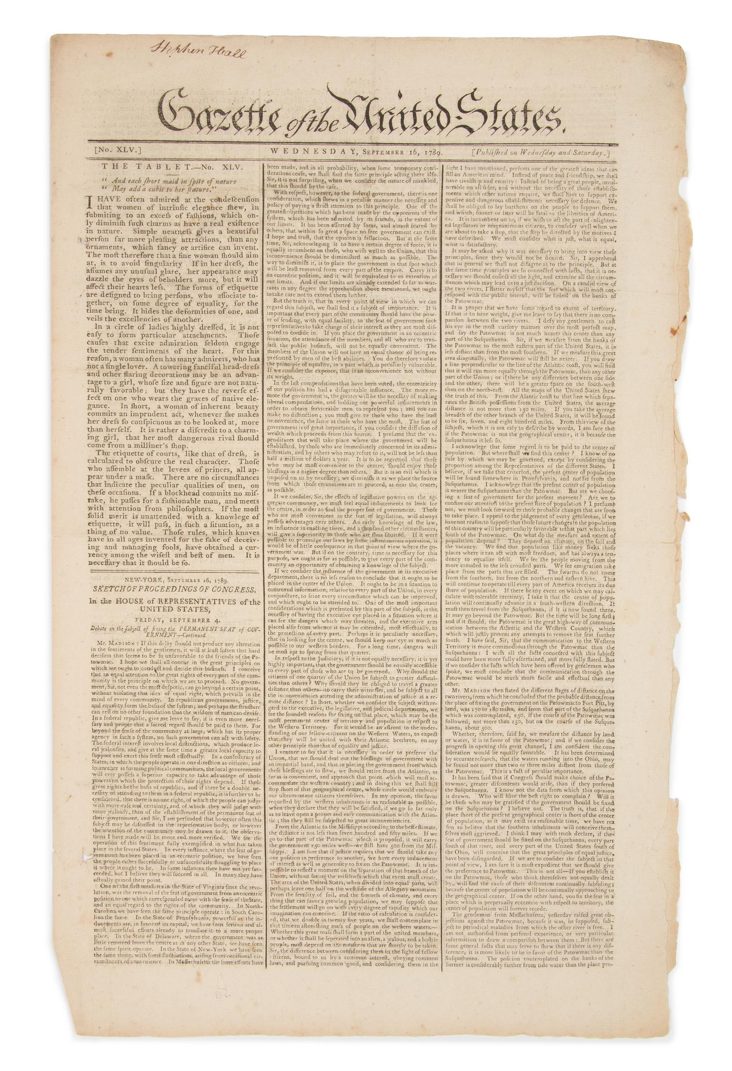 [NEWSPAPER] - [TREASURY DEPARTMENT]