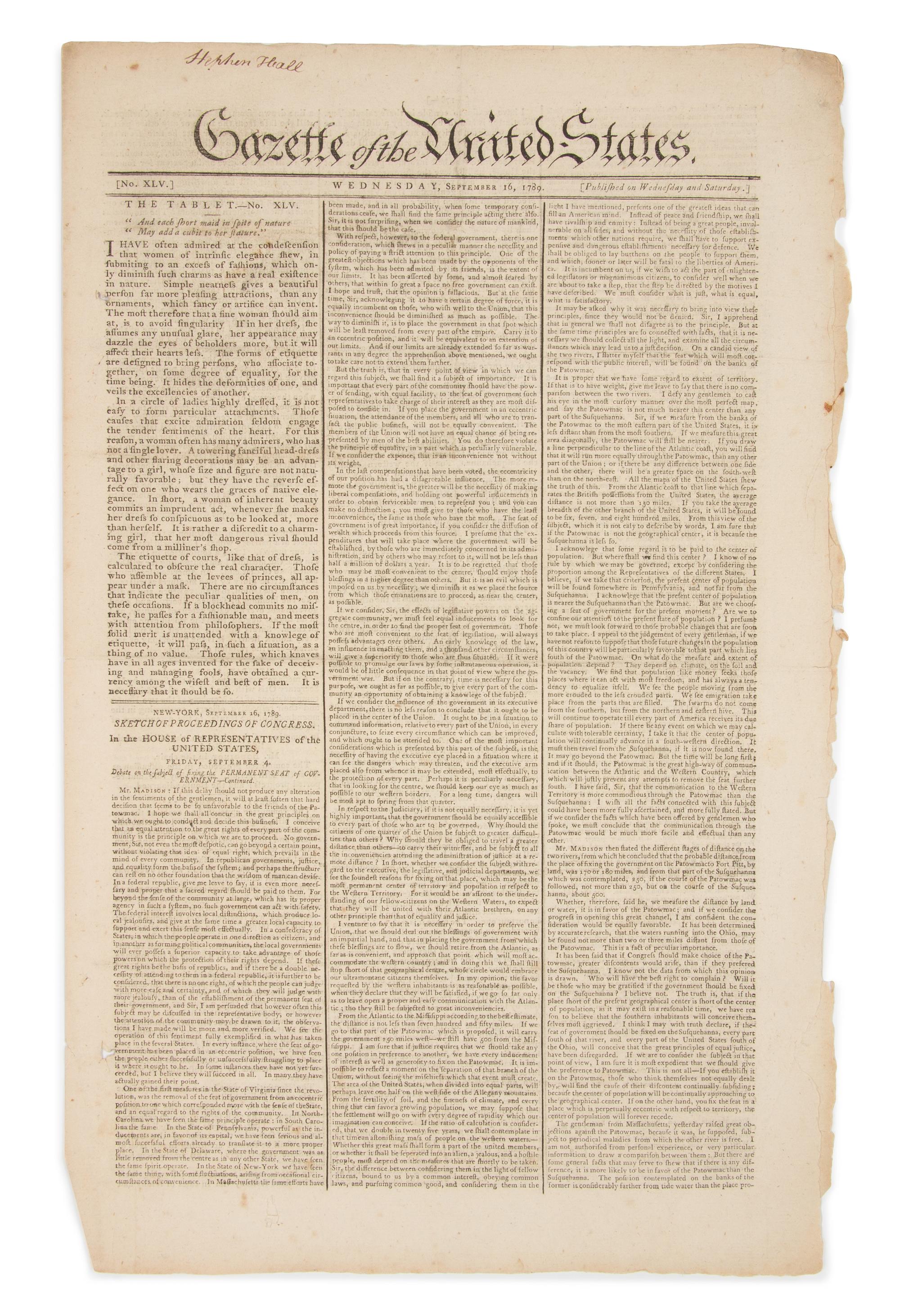 [NEWSPAPER] - [TREASURY DEPARTMENT]
