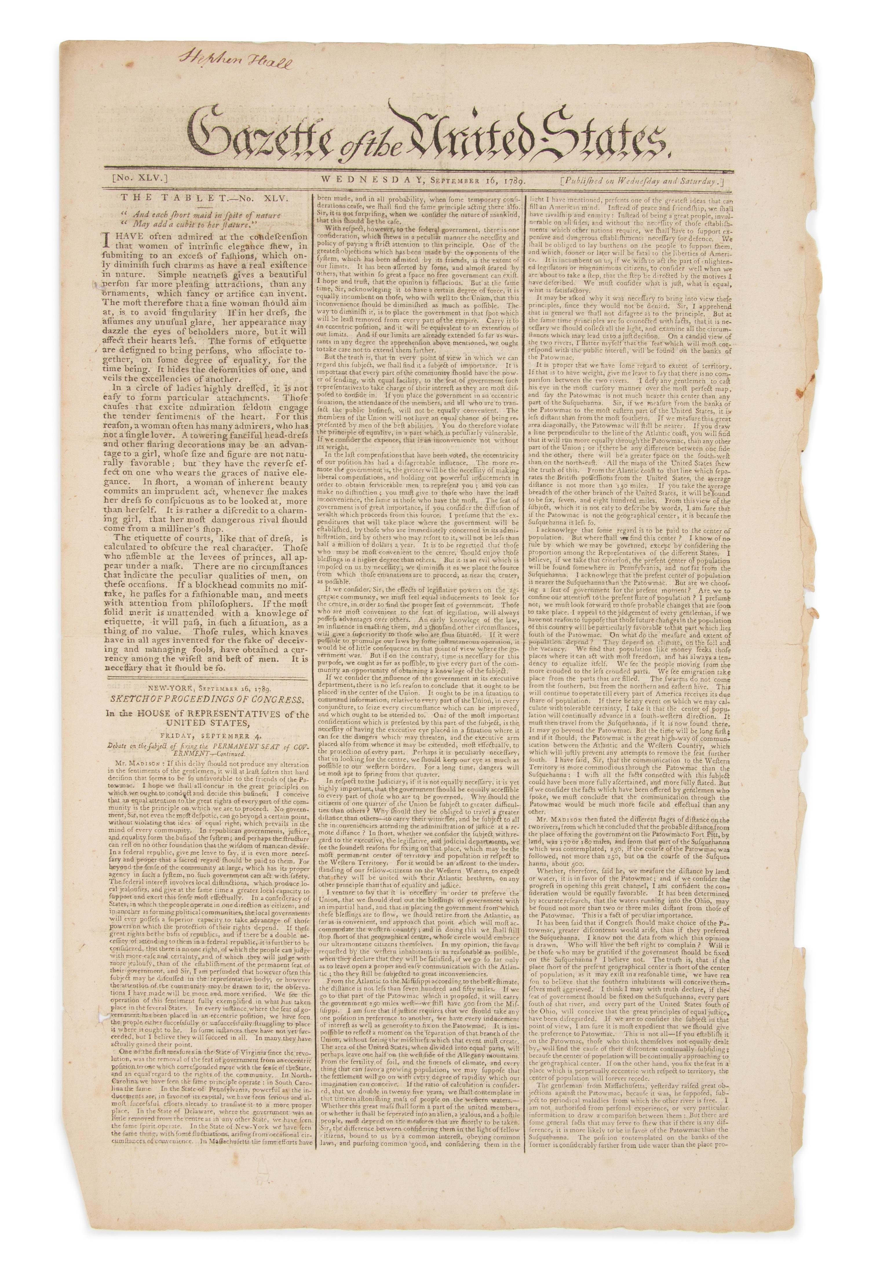 [NEWSPAPER] - [TREASURY DEPARTMENT]
