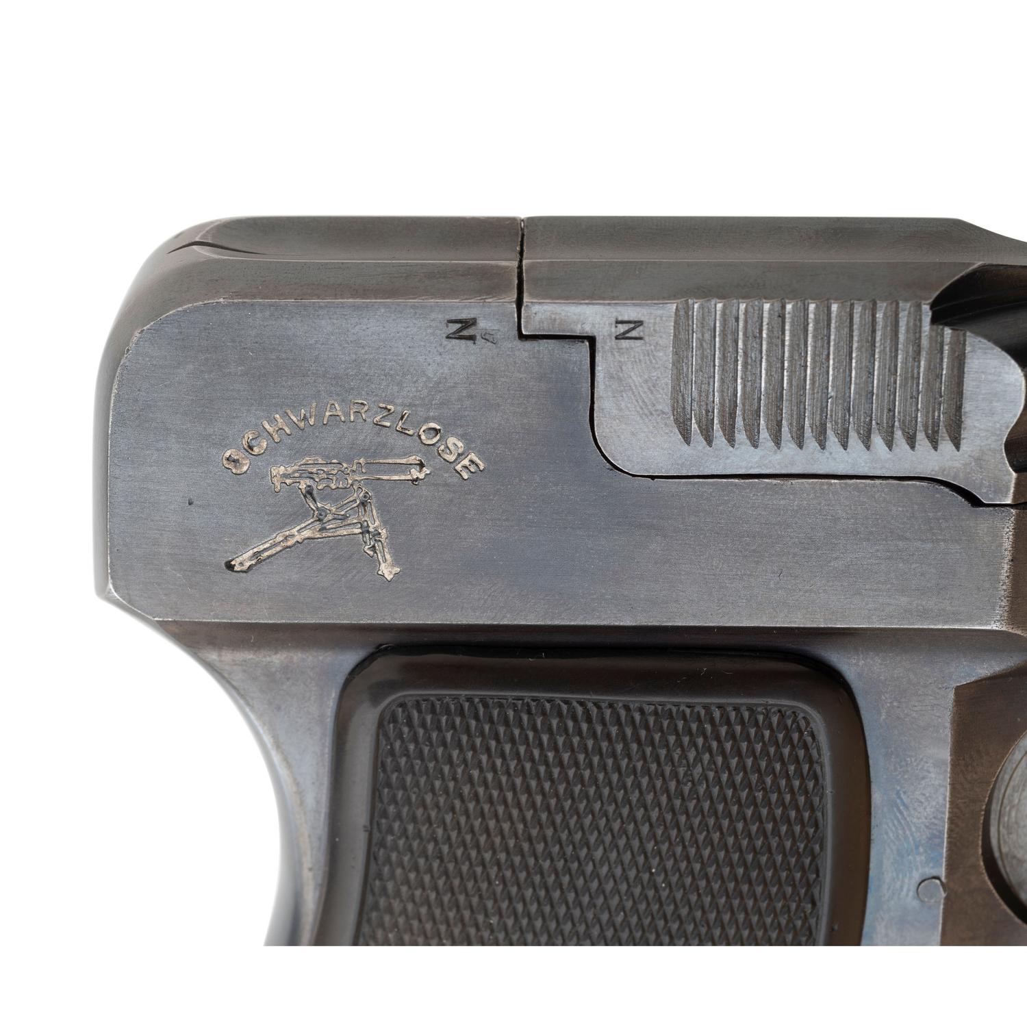 **Rare German Schwarzlose Model 1909 (1908) Blow Forward Pistol Restored by Gale Morgan