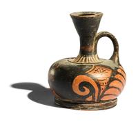 A Campanian Red-Figured Squat Lekythos