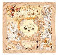 An Hermes 90cm Silk Scarf, 36"x36".
