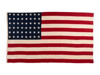 Two 48-Star American Flags