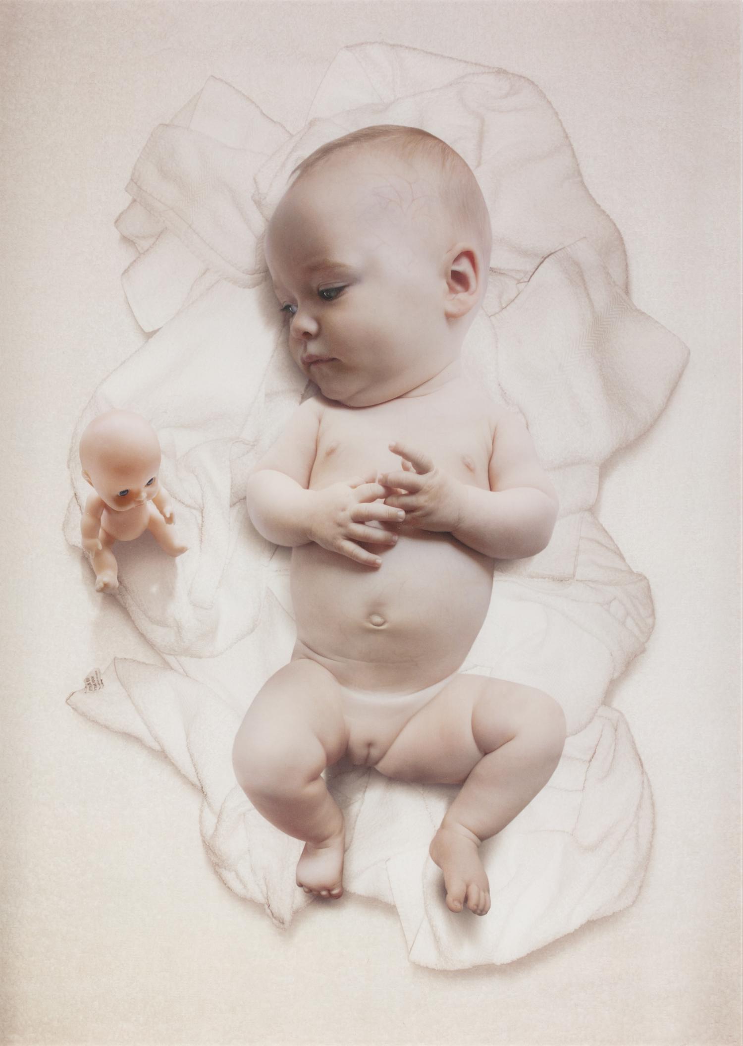 Ruud van Empel (born 1958) Babies #s 3 and 4, 2005