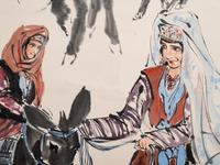 Attributed to Huang Zhou 黃胄（款， 1925-1997 ）