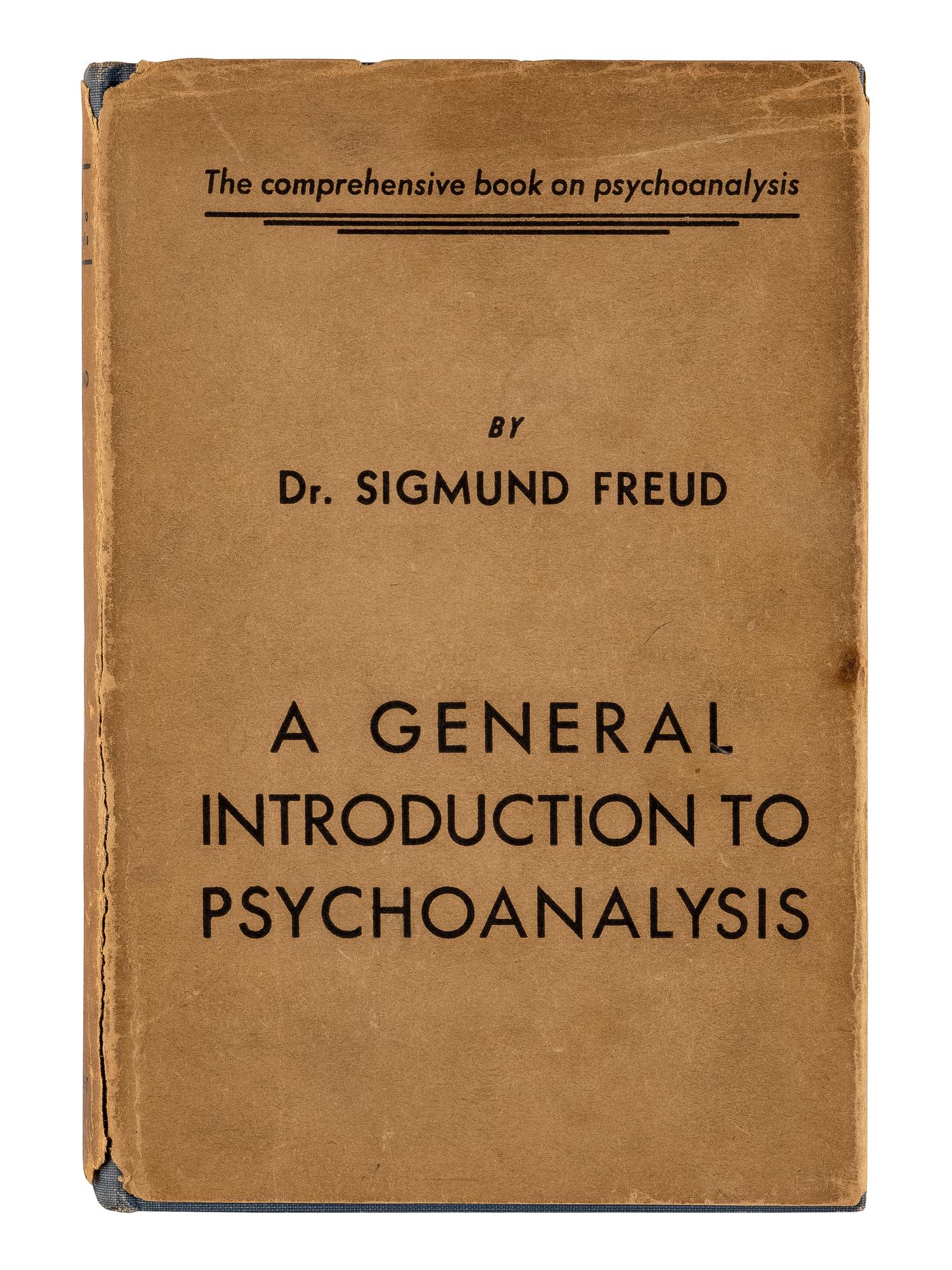 FREUD, Sigmund (1856-1939). A General Introduction to Psychoanalysis . New York: Boni & Liveright, 1920.