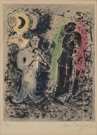 Couple noir au musicien , ca. 1960