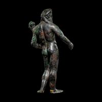 A Roman Bronze Statuette of Hercules