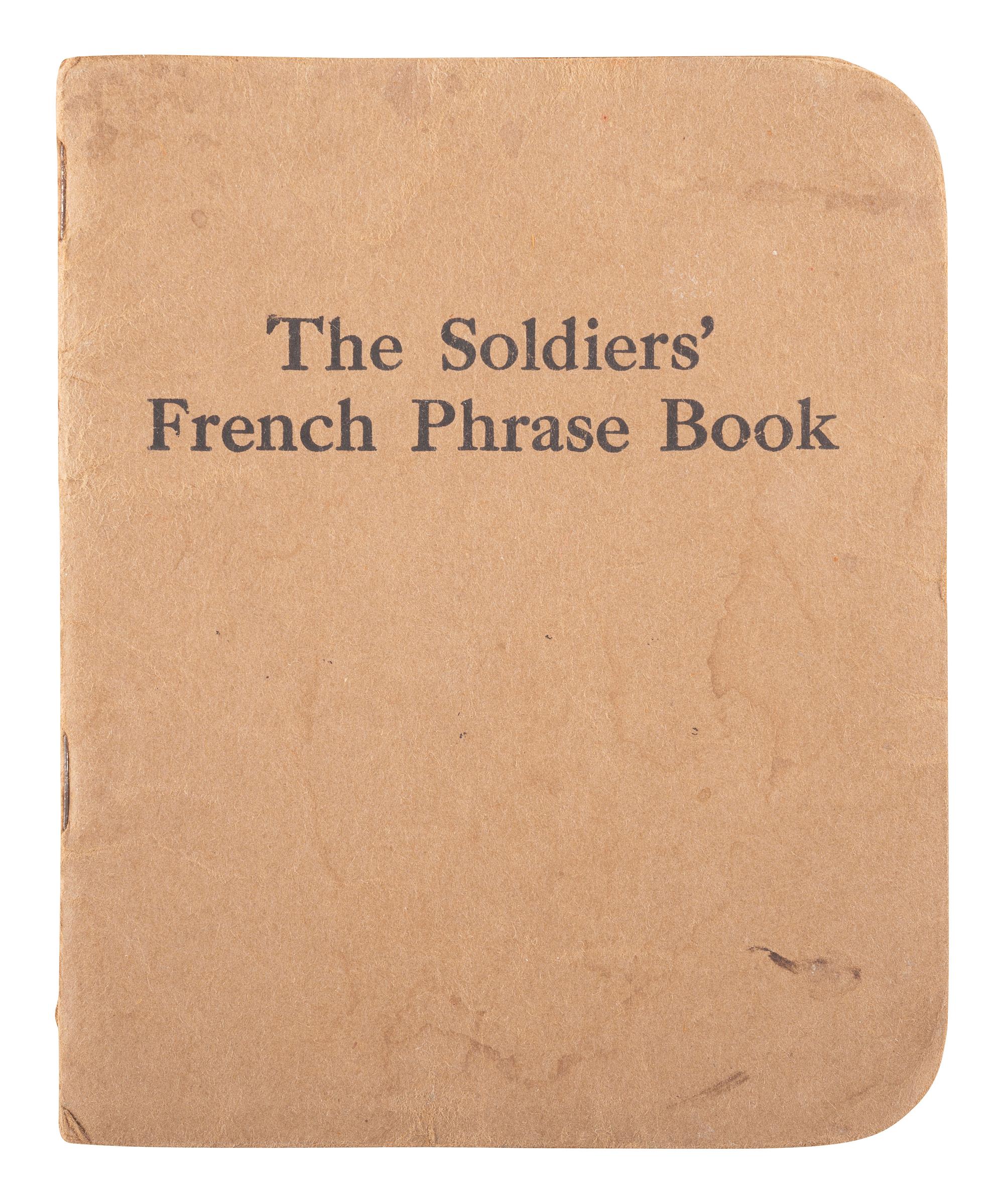 [WORLD WAR I]. U.S. Official Pictures of the World War Showing America's Participation. [Chicago], [1918]. [ With :] The Soldier's French Phrase Book. 1918.
