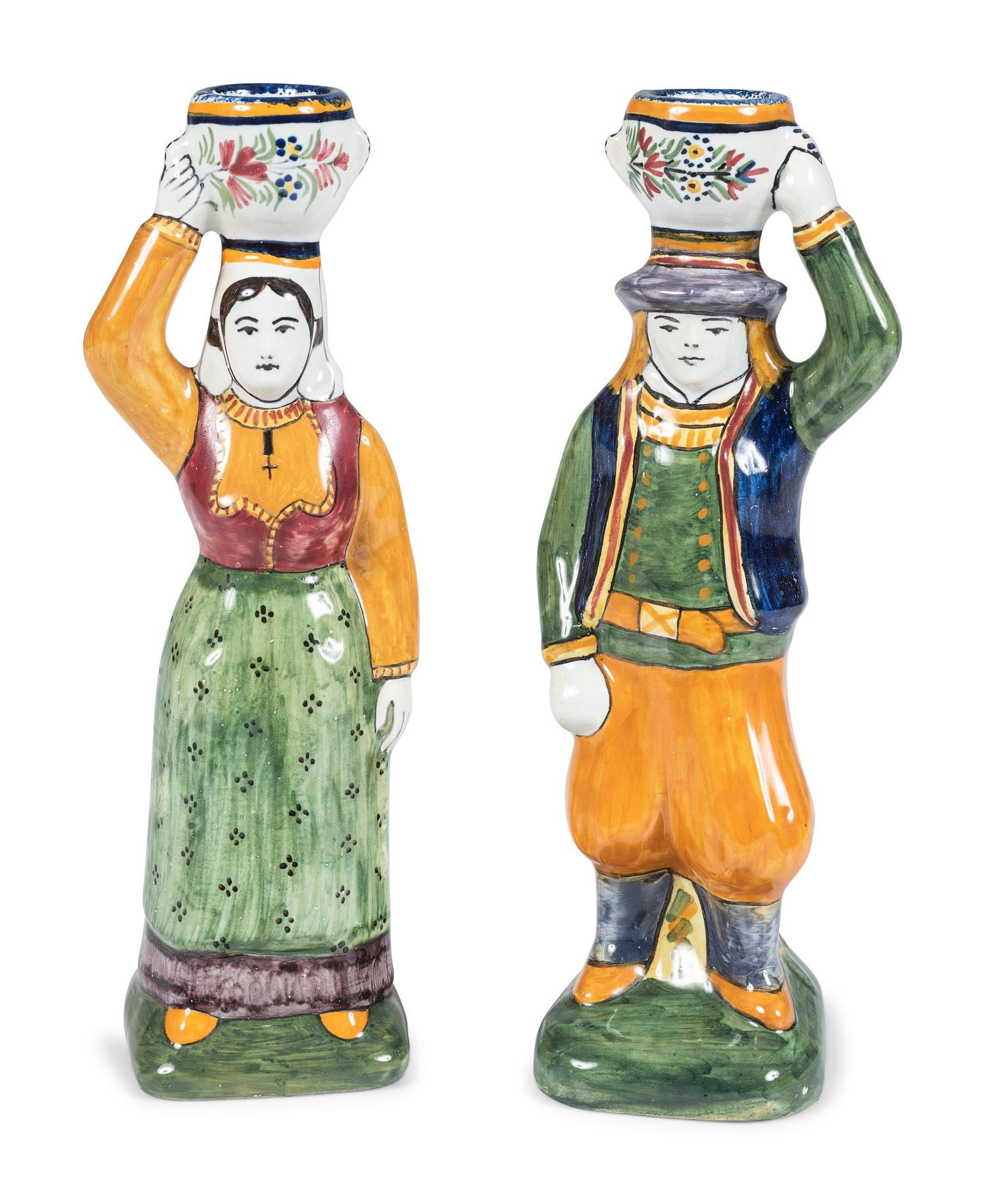 A Group of Quimper Faience Table Articles