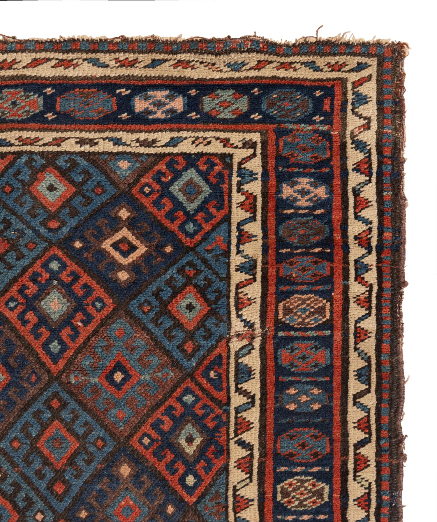 A Caucasian Wool Bag Face