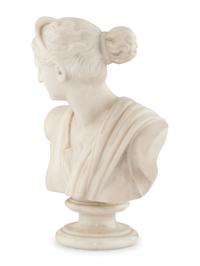 An Italian Marble Bust of Diana of Versailles
