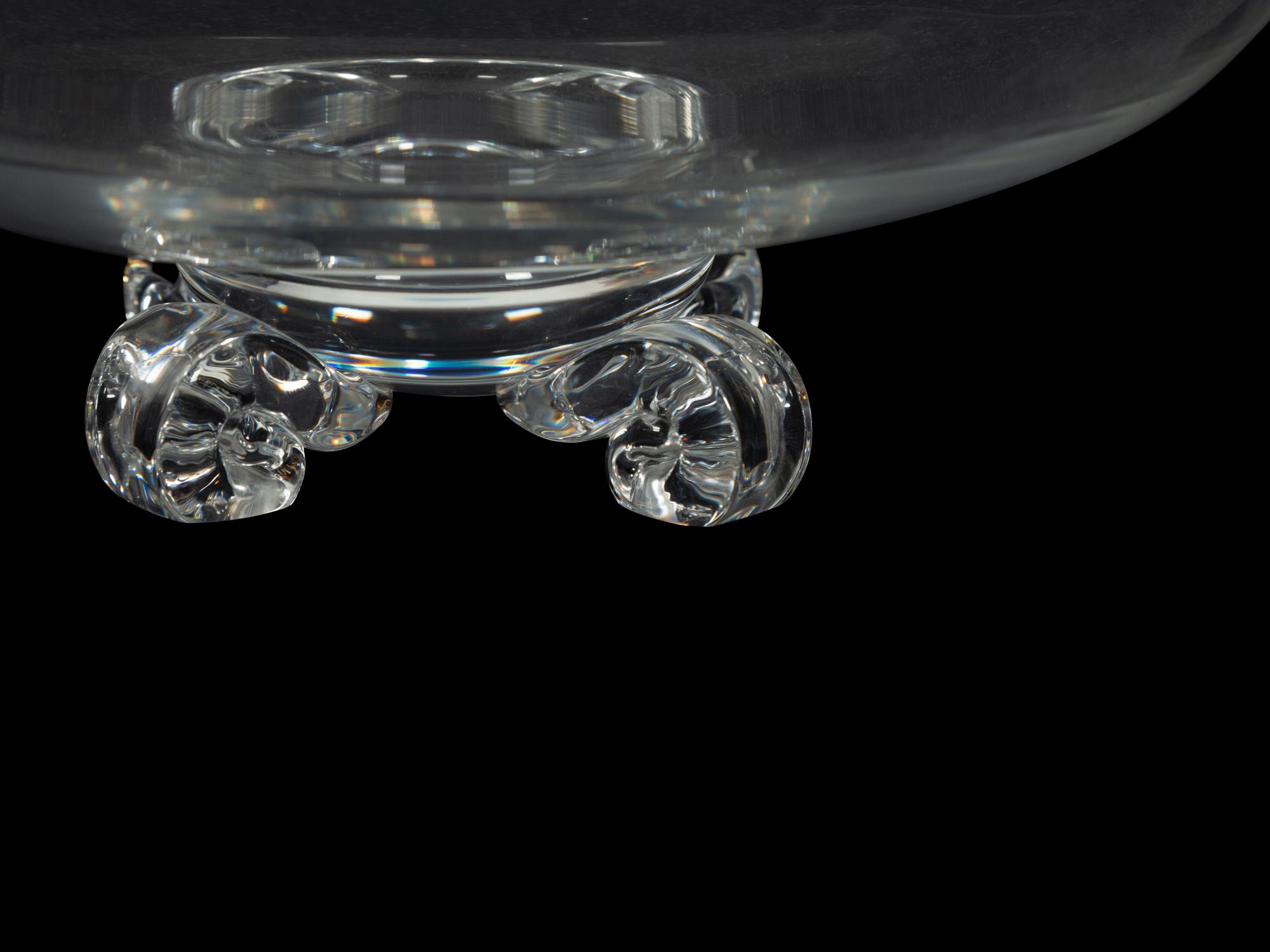 A Steuben Glass Center Bowl