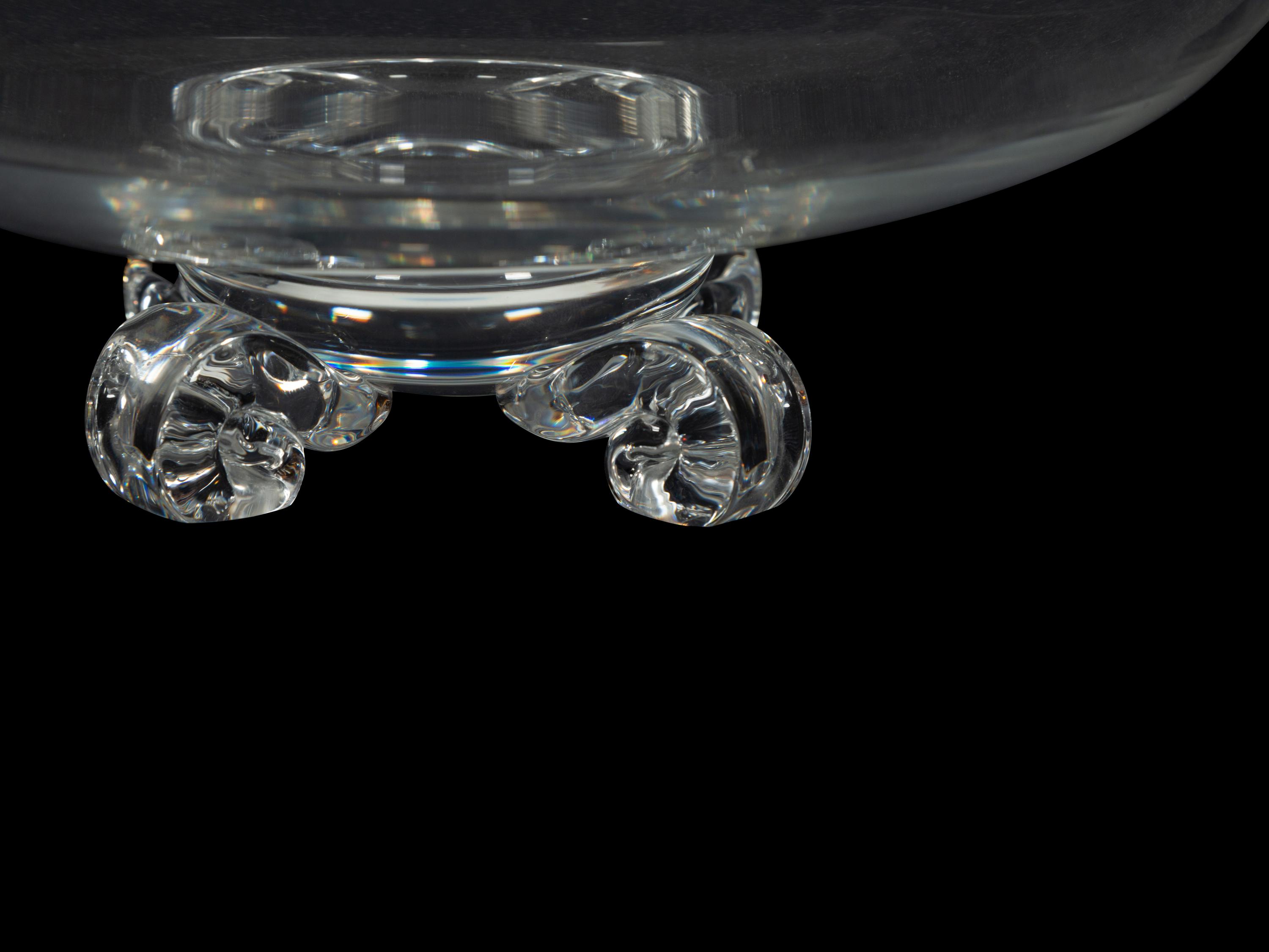 A Steuben Glass Center Bowl