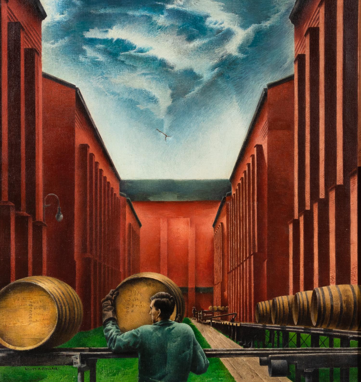Whiskey Rolling to the Rackhouse to Age