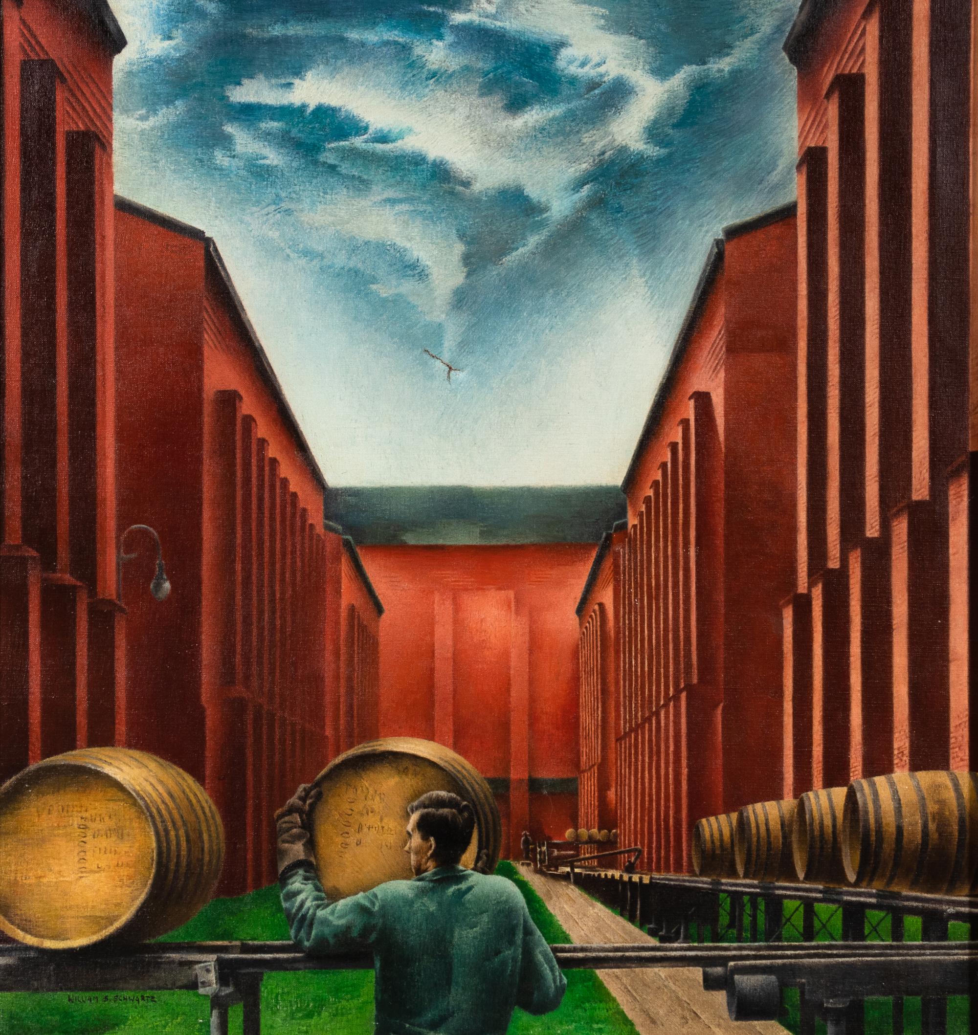 Whiskey Rolling to the Rackhouse to Age