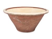 Three Redware Mixing Bowls