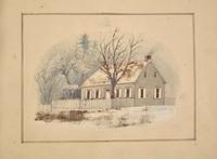 A Nazareth Hall sketchbook Nazareth, PA, dated November 18, 1854 to May 1855