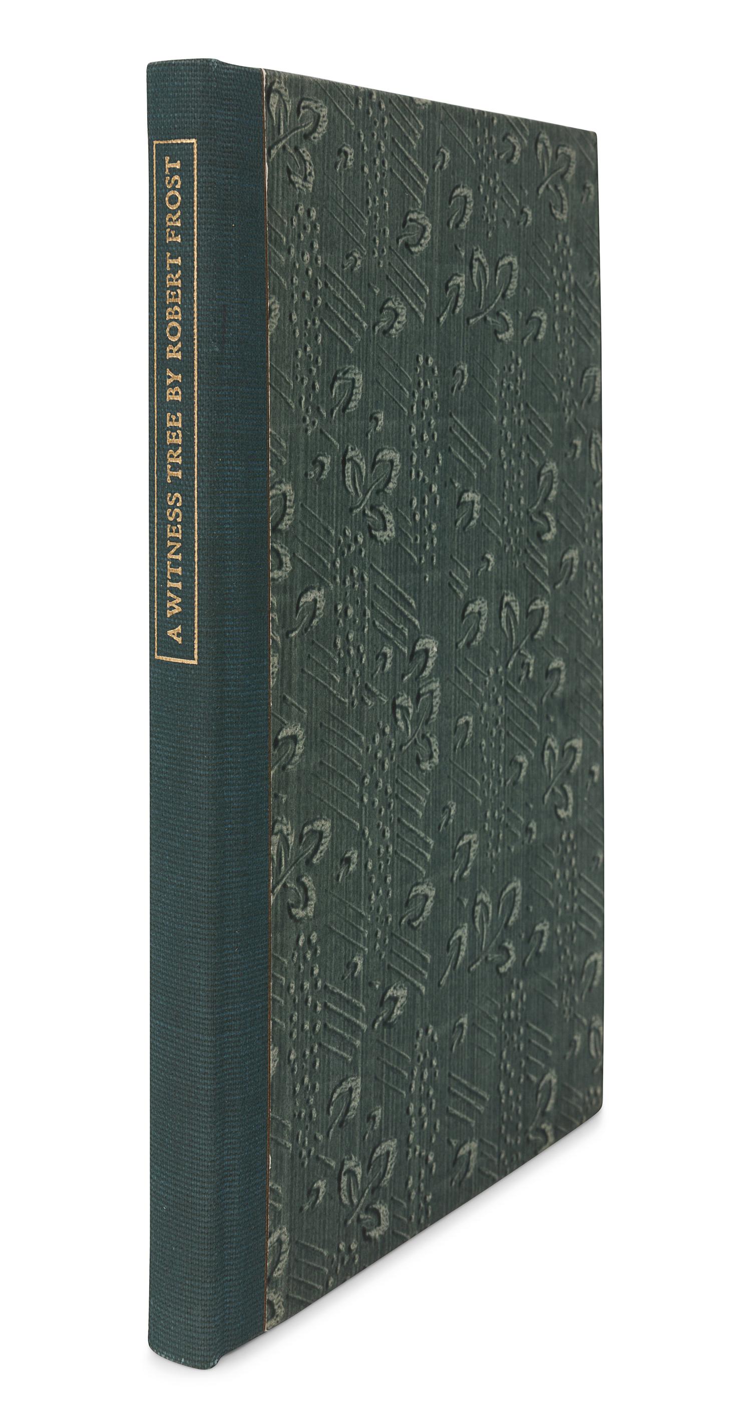 FROST, Robert (1874-1963). A Witness Tree. New York: Henry Holt & Company, 1942.