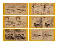 [CIVIL WAR]. 12 stereoviews of deceased Confederate soldiers New York: E. & H. T. Anthony & Co.