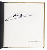 [ARTISTS BOOKS]. WARHOL, Andy (1928-1987). America . New York: Harper & Row, Publishers, 1985.