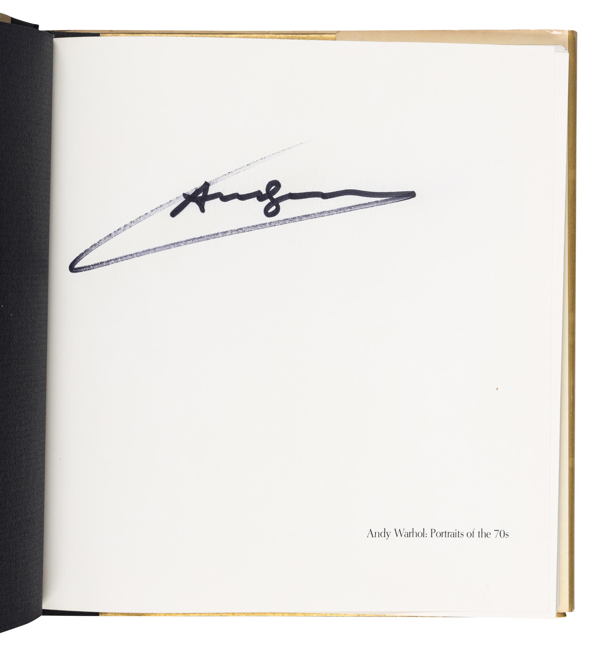 [ARTISTS BOOKS]. WARHOL, Andy (1928-1987). America . New York: Harper & Row, Publishers, 1985.