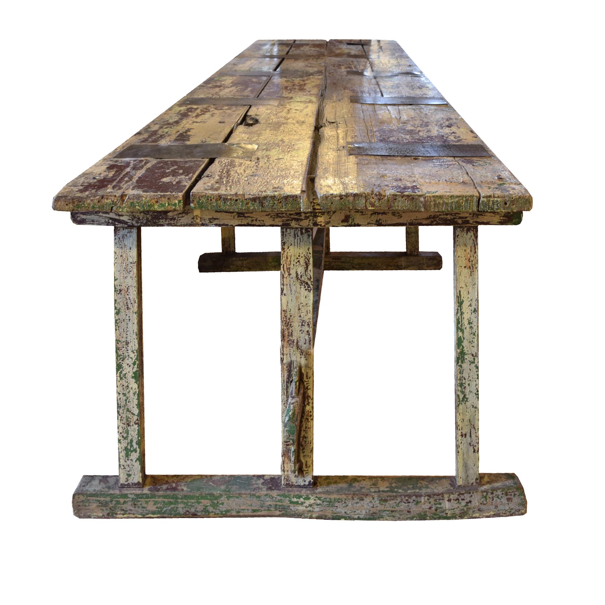 A Large Jeweler's Table 157" W x 39" D x 32" H — France, 19th Century