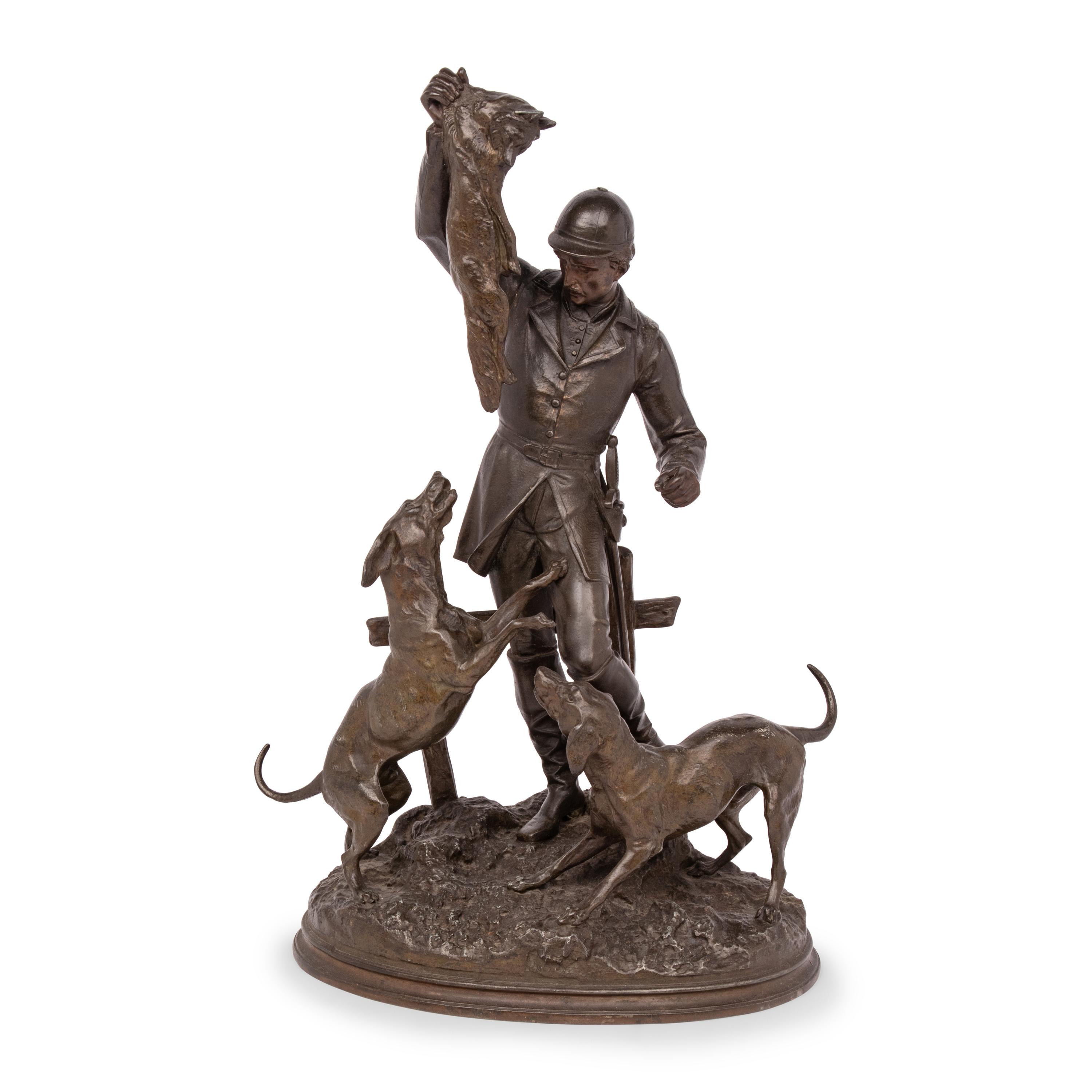 After Paul Louis Émile Loiseau-Rousseau 20th Century — Fox Hunting