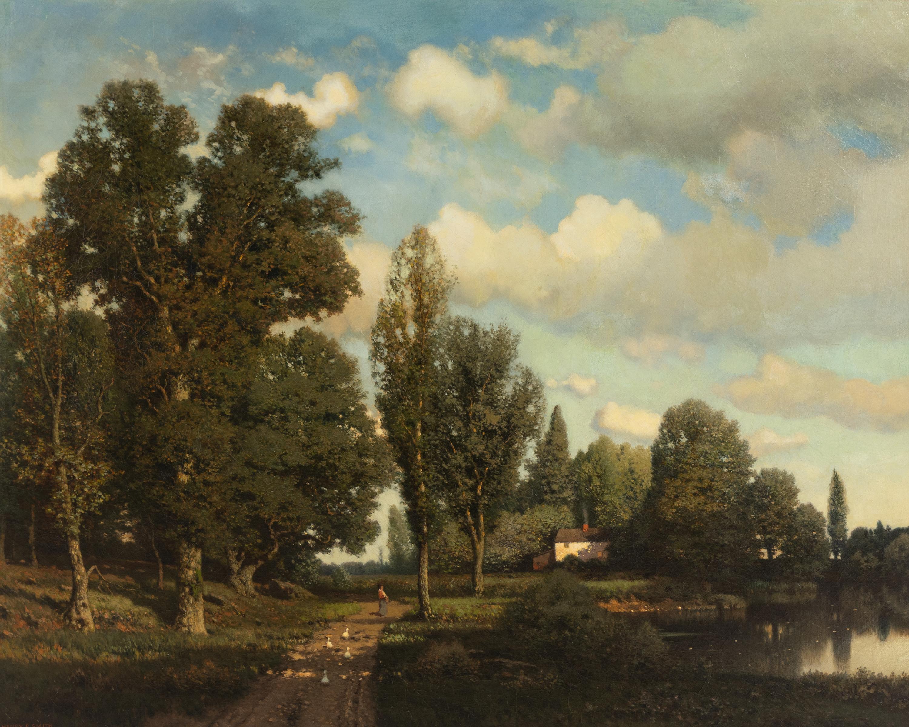 Henry Pember Smith (American, 1854-1907) — A New England Home