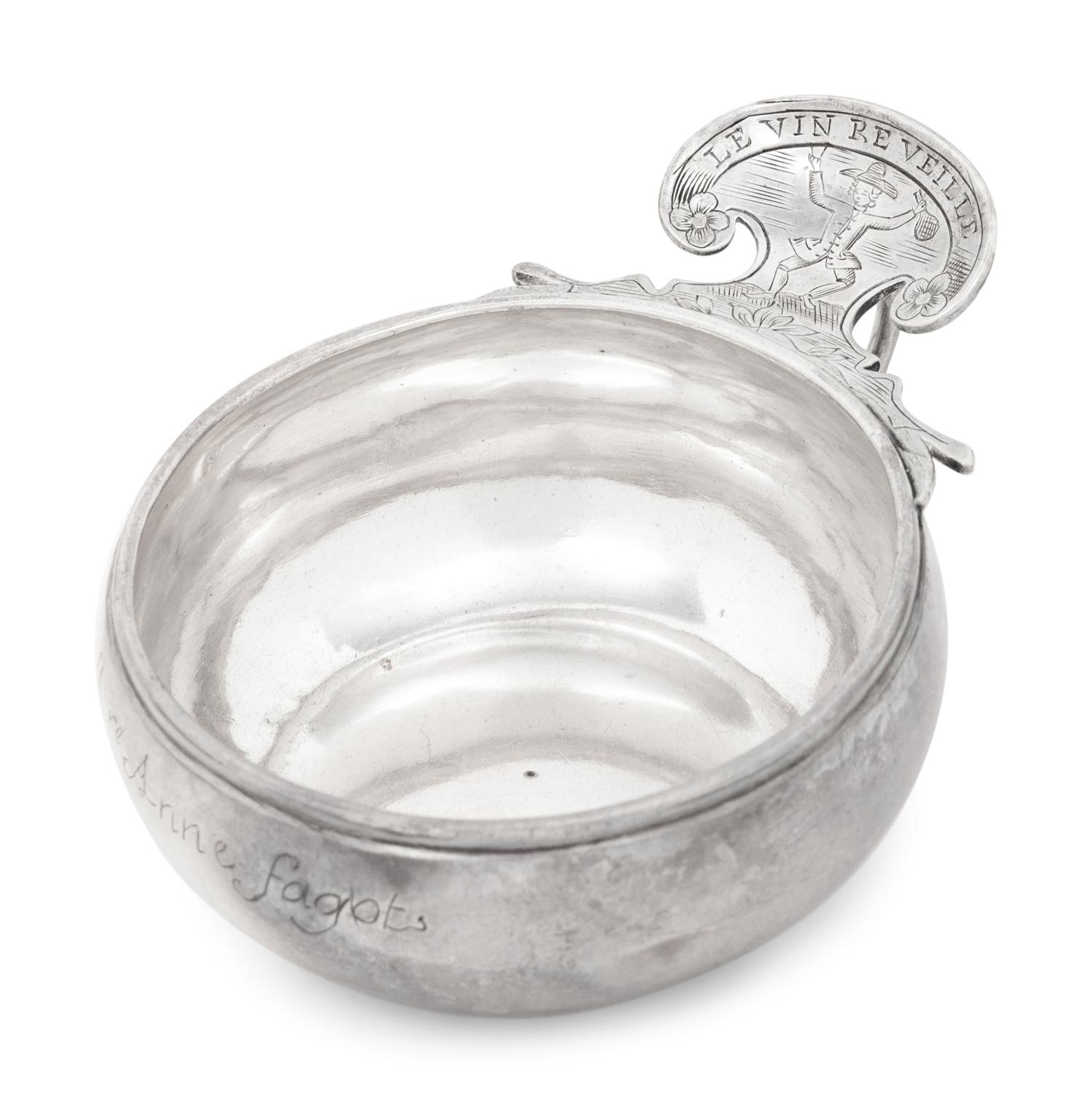 A Collection of Ten Silver-Plate Wine Tasters